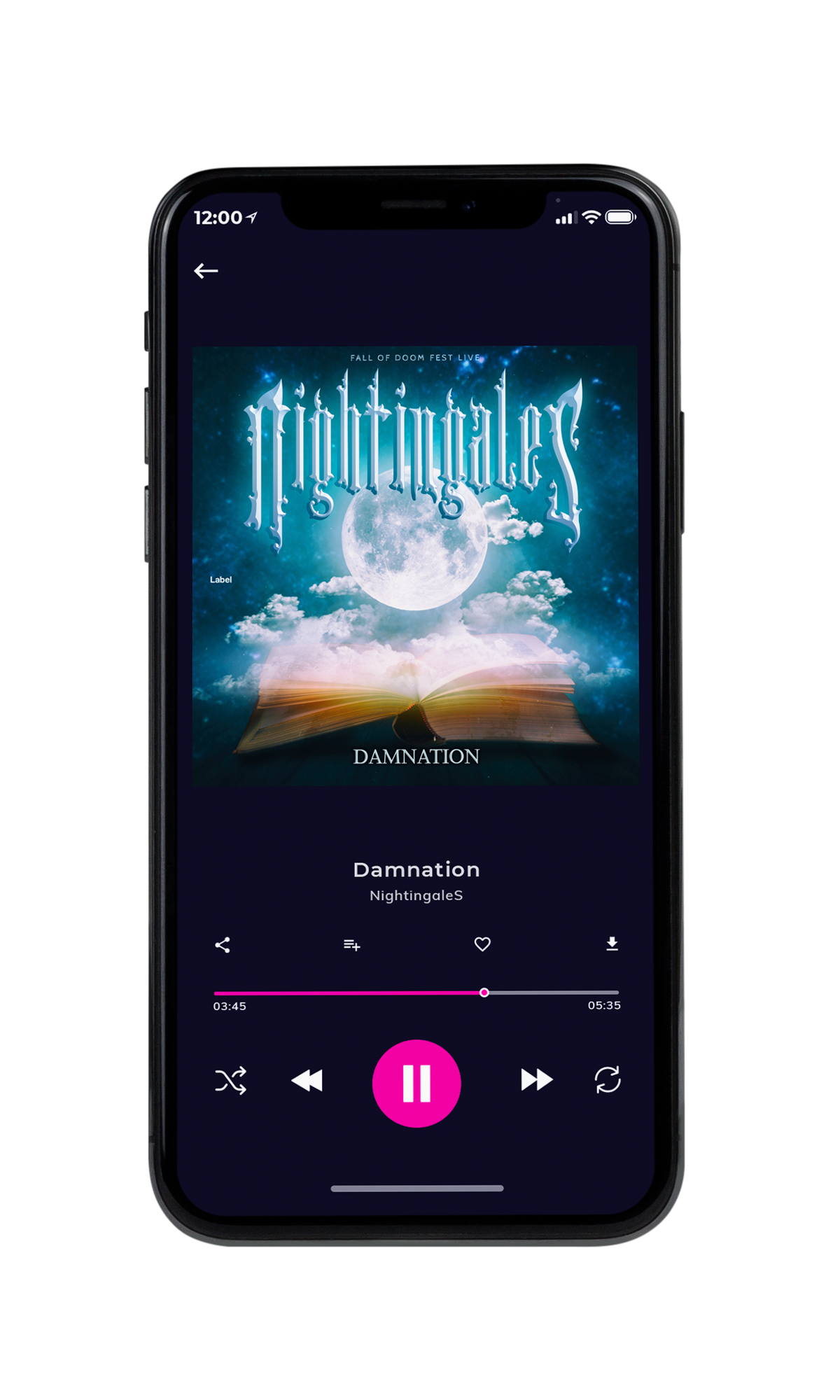Tablet view of Premade Heavy Metal & Gothic Metal Album Cover - Pale Slate #4609 | AlbumArtZone*