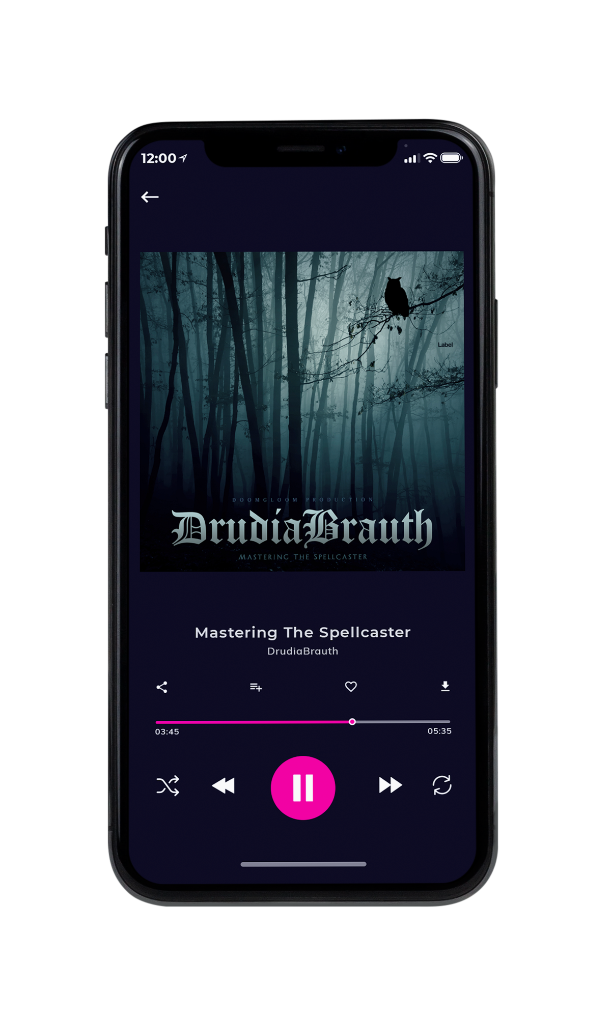 Tablet view of Premade Heavy Metal & Gothic Metal Album Cover - Mirage #4691 | AlbumArtZone*