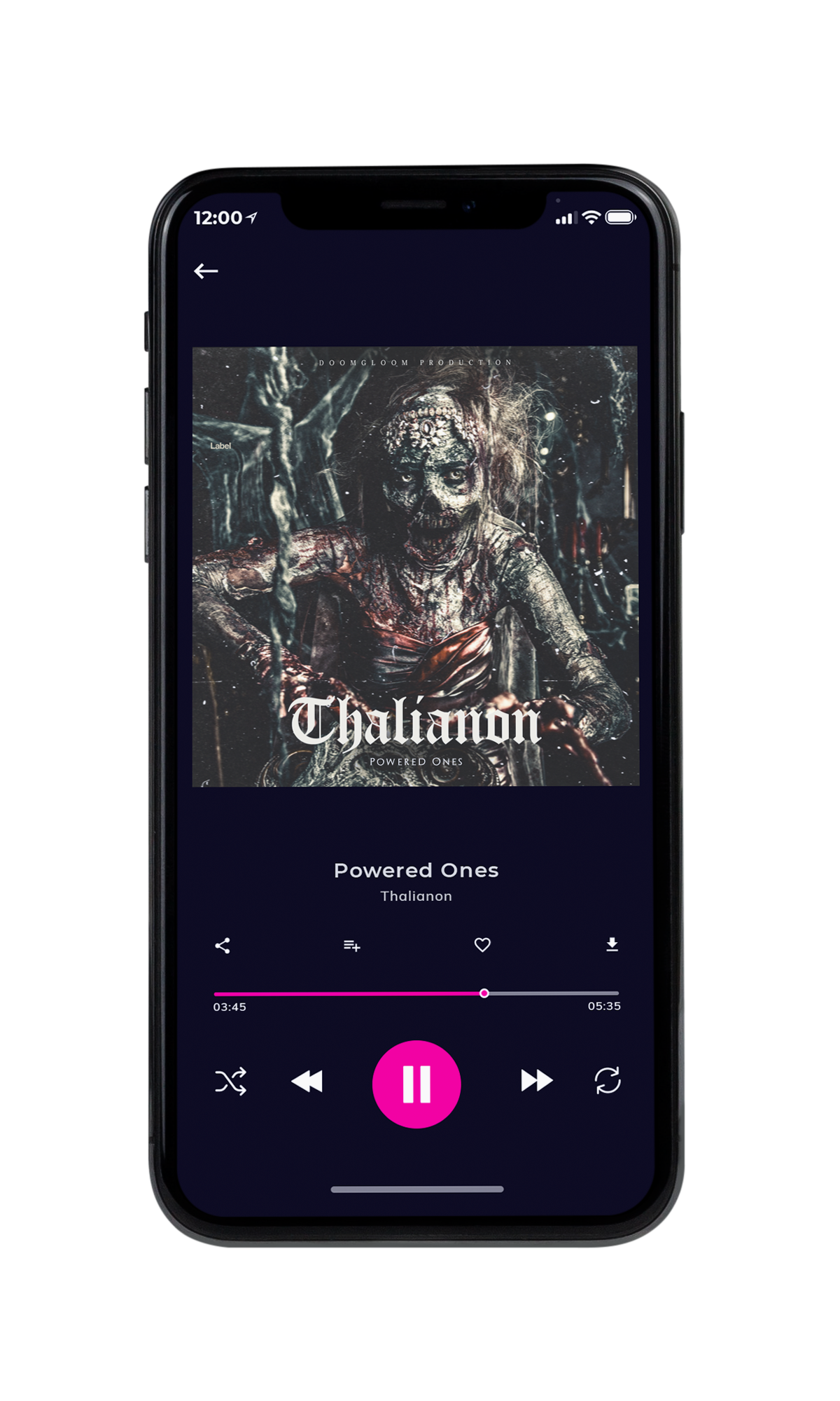 Tablet view of Premade Heavy Metal & Gothic Metal Album Cover - Tuatara #4701 | AlbumArtZone*