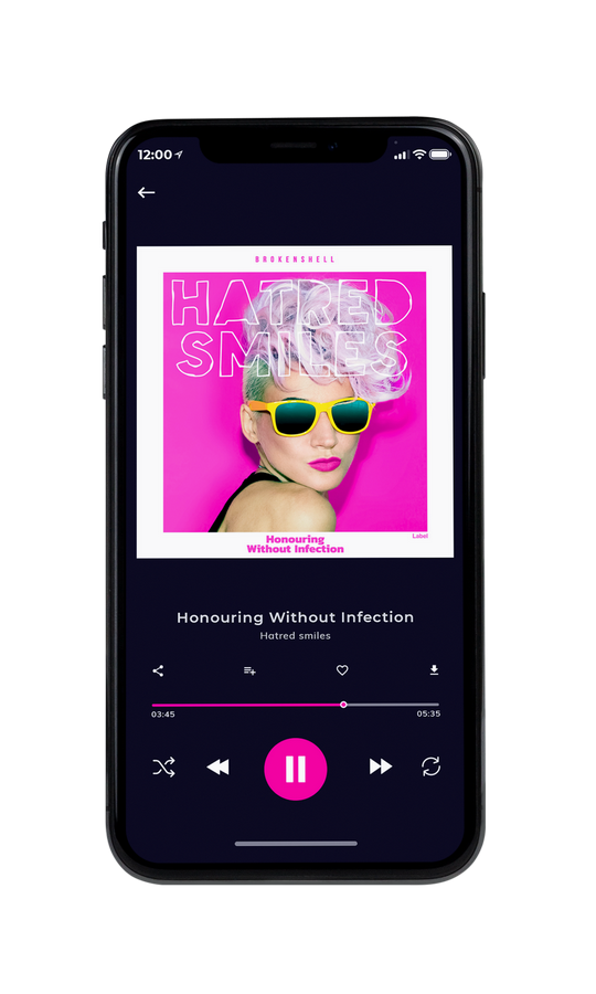 Tablet view of Premade Pop Album Cover - Brilliant Rose #4755 | AlbumArtZone*