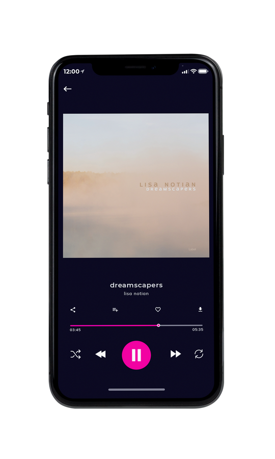 Tablet view of Premade Indie & Folk Music Album Cover - Soft Amber #4793 | AlbumArtZone*