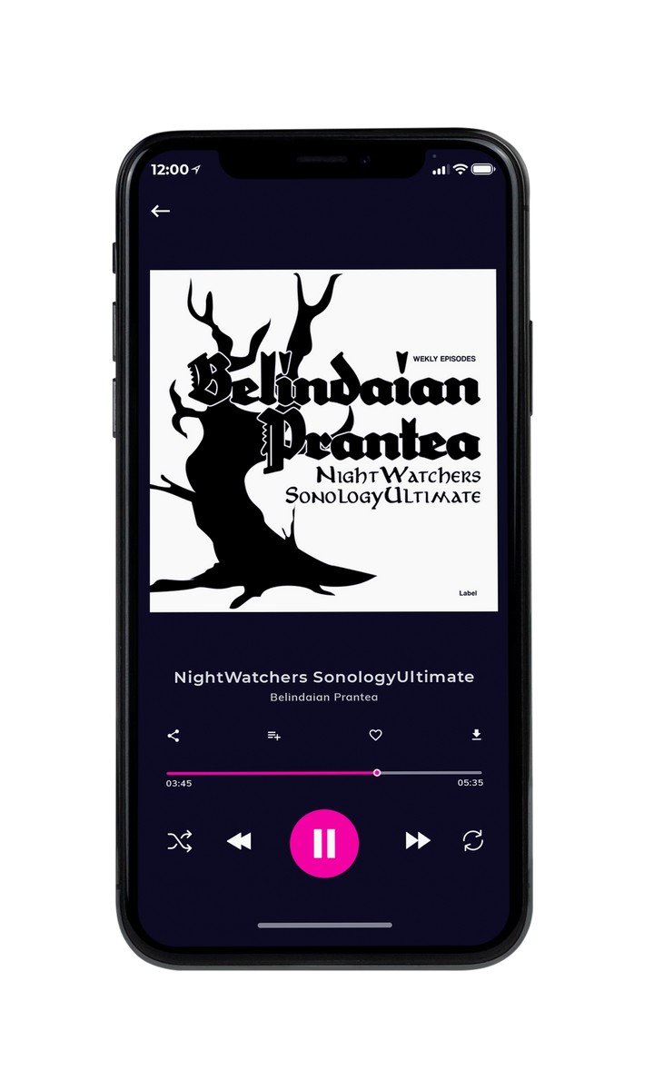 Tablet view of Premade Indie & Folk Music Album Cover - Black #4832 | AlbumArtZone*