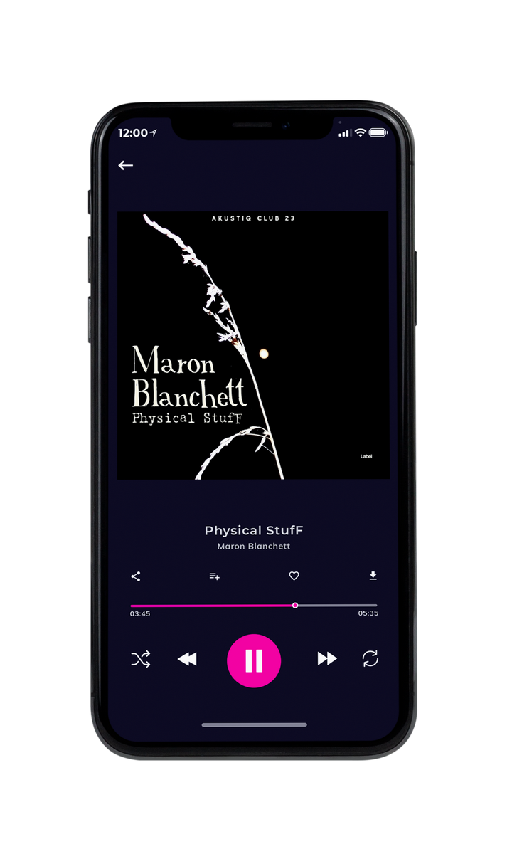 Tablet view of Premade Indie & Folk Music Album Cover - Black #4935 | AlbumArtZone*