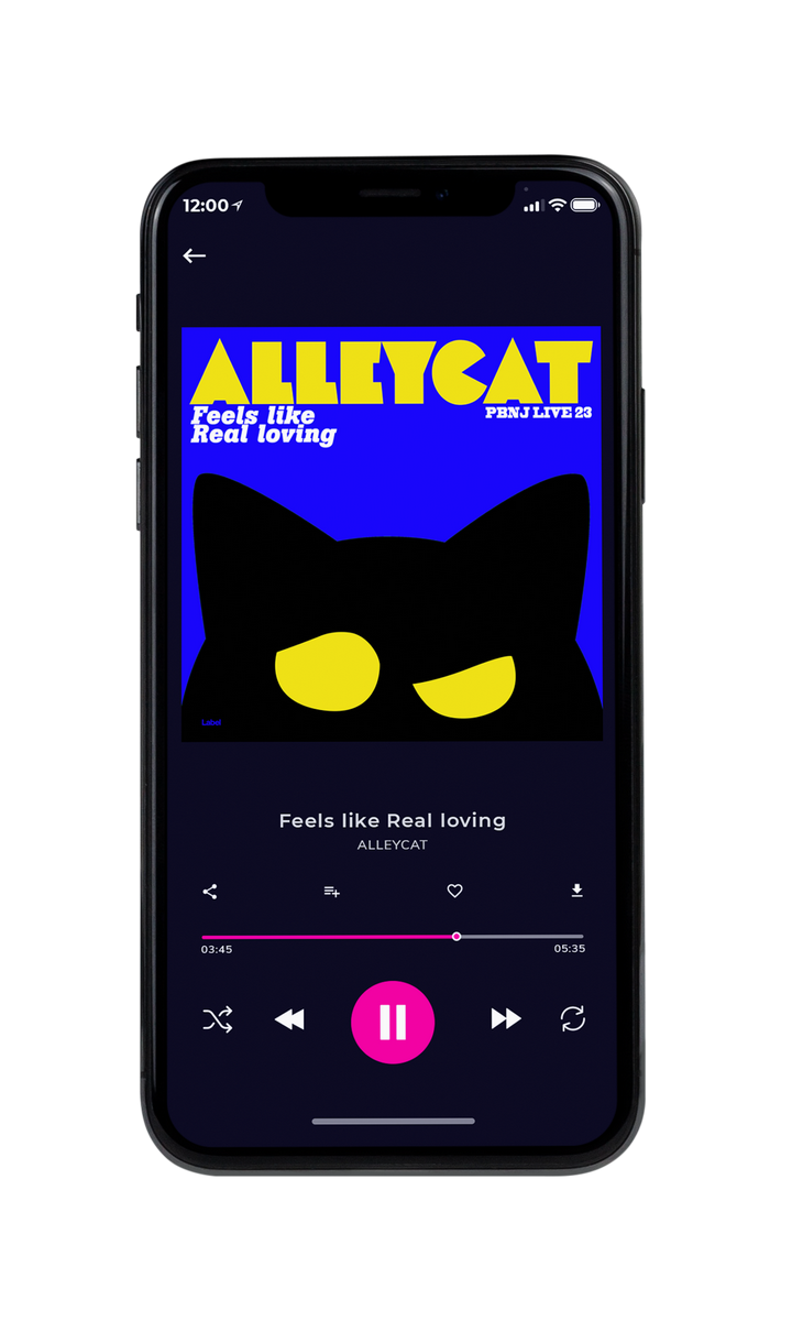 Tablet view of Premade Rock,Punk & Alternative Album Cover - Black #4984 | AlbumArtZone*