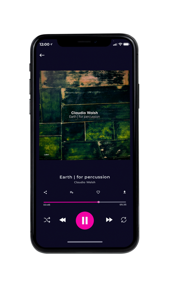 Tablet view of Premade Electronica & Ambient Album Cover - Racing Green #5005 | AlbumArtZone*