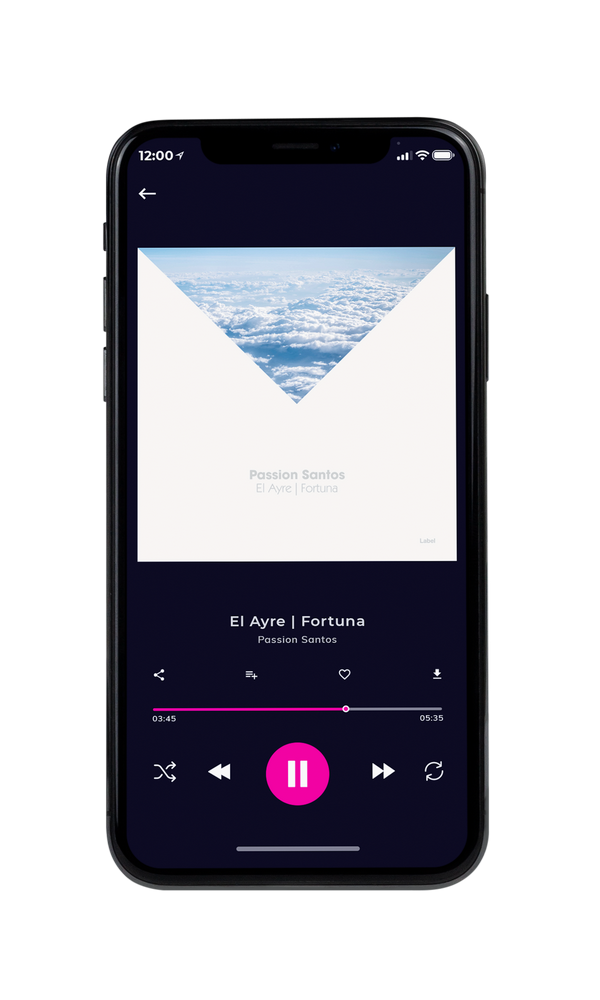 Tablet view of Premade Electronica & Ambient Album Cover - Porcelain #5006 | AlbumArtZone*