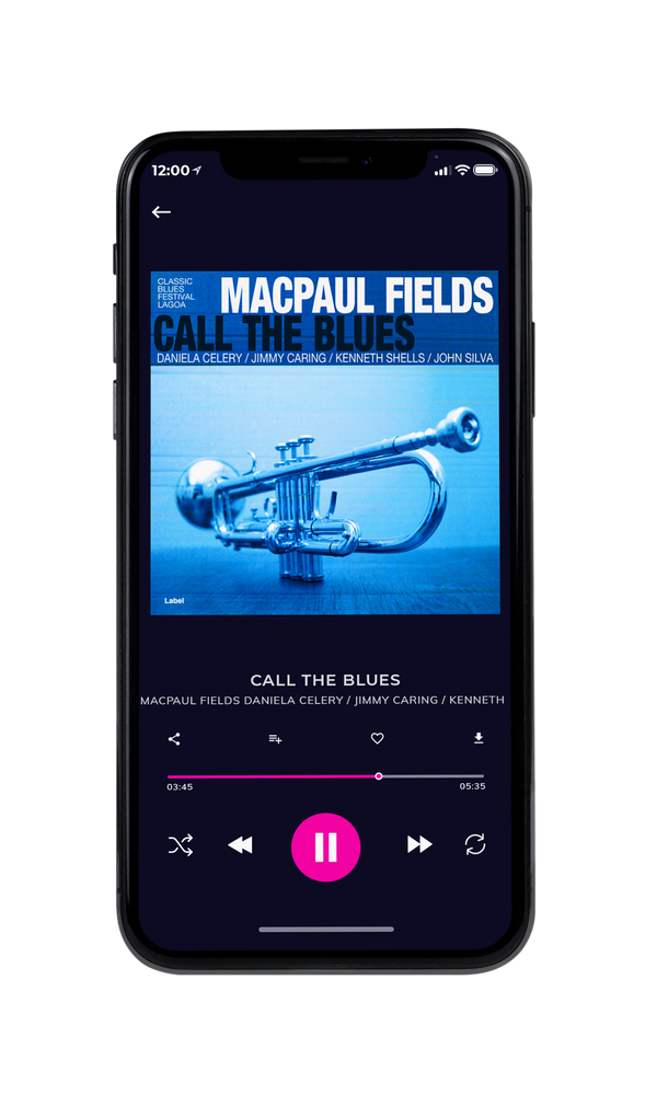 Tablet view of Premade Traditional Jazz & Blues Album Cover - Tory Blue #5060 | AlbumArtZone*