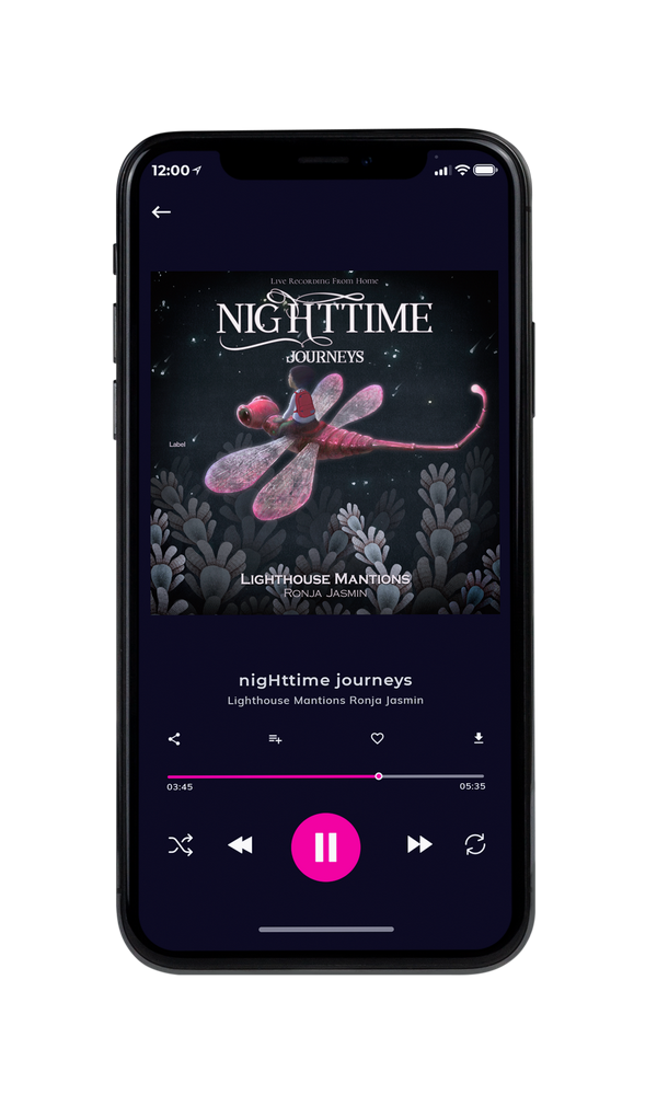 Tablet view of Premade Podcast Album Cover - Shark #5142 | AlbumArtZone*