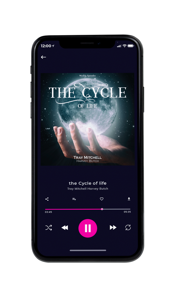 Tablet view of Premade Podcast Album Cover - Outer Space #5145 | AlbumArtZone*