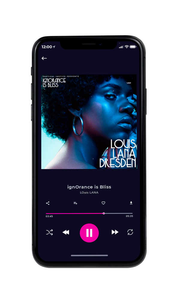 Tablet view of Premade Pop Album Cover - Ebony #5194 | AlbumArtZone*