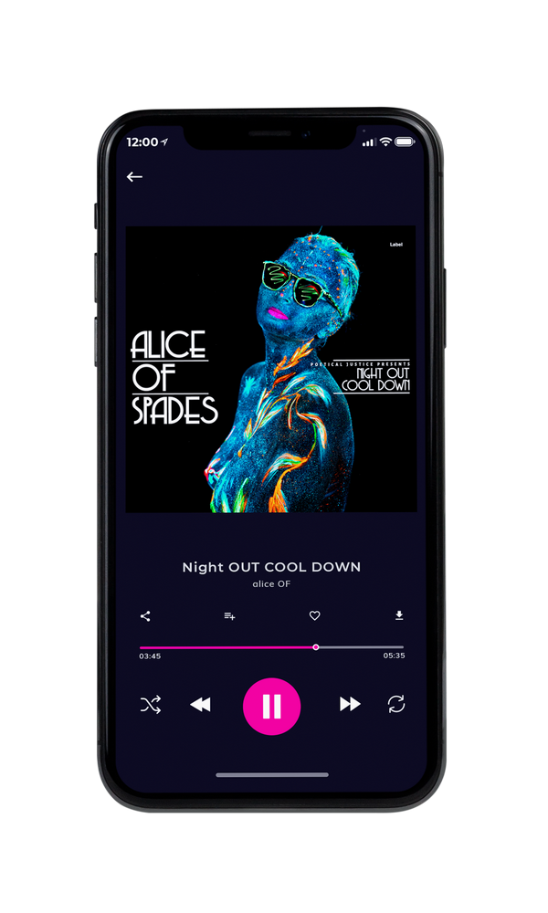 Tablet view of Premade Pop Album Cover - Ebony #5201 | AlbumArtZone*