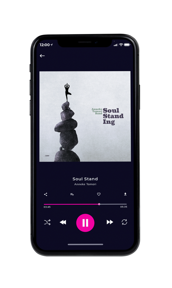 Tablet view of Premade Podcast Album Cover - Quill Gray #5215 | AlbumArtZone*