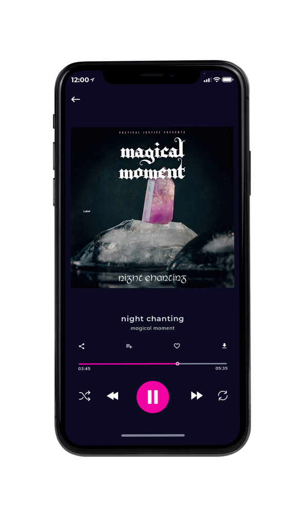 Tablet view of Premade New Age Album Cover - Black #5280 | AlbumArtZone*