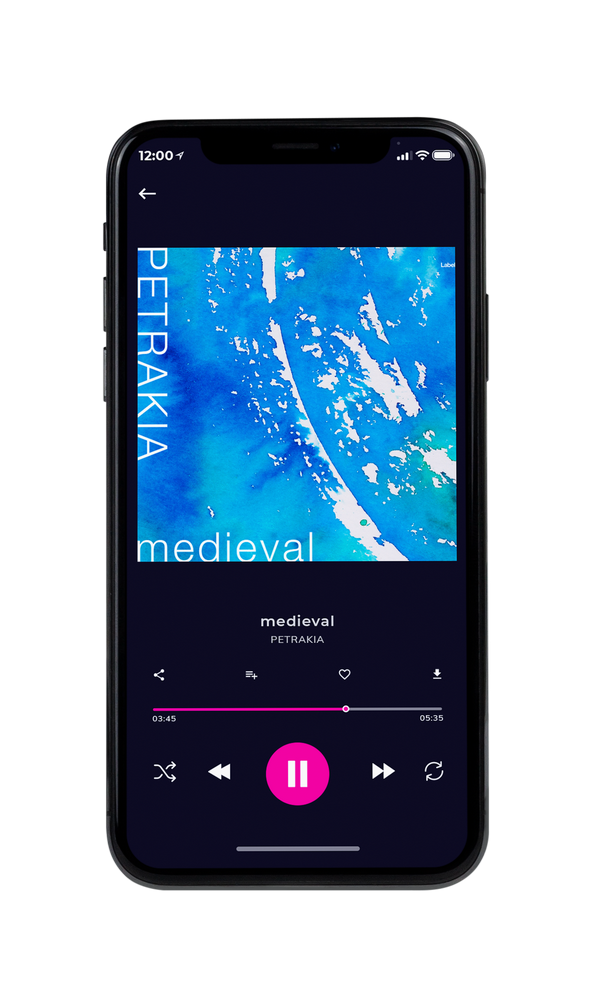 Tablet view of Premade Electronica & Ambient Album Cover - Cerulean #5405 | AlbumArtZone*