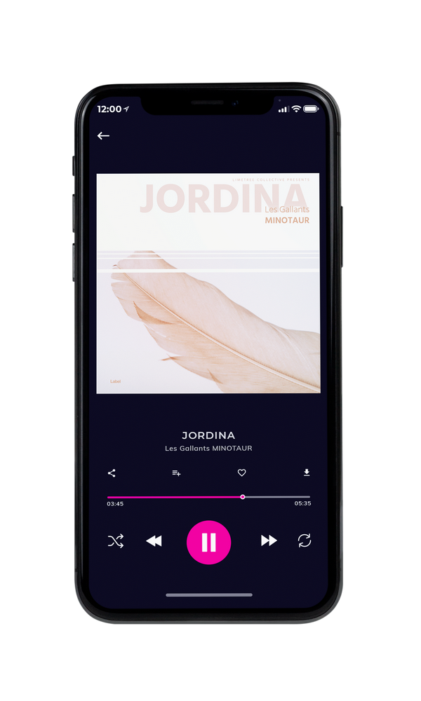 Tablet view of Premade Podcast Album Cover - Dawn Pink #5419 | AlbumArtZone*