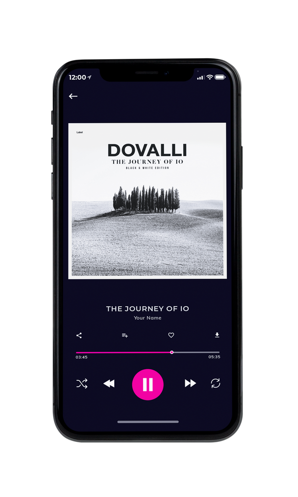 Tablet view of Premade Pop Album Cover - Quill Gray #5452 | AlbumArtZone*