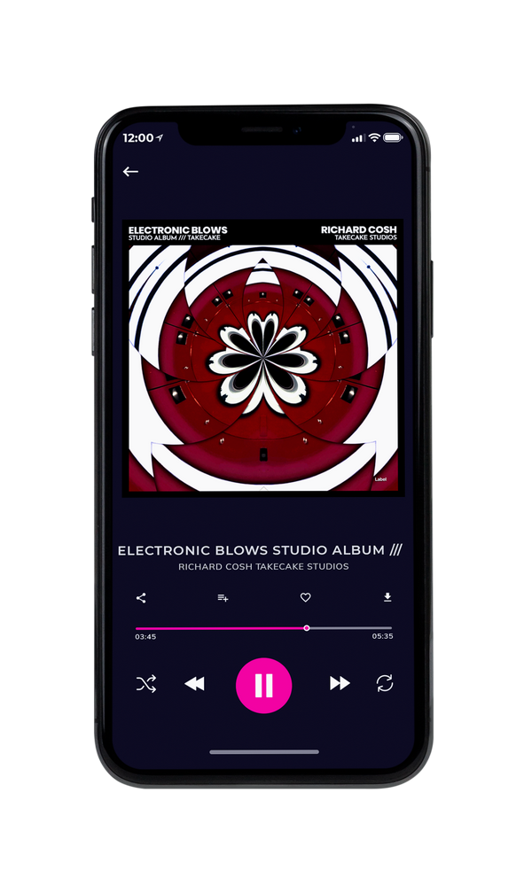 Tablet view of Premade Pop Album Cover - Aubergine #5471 | AlbumArtZone*