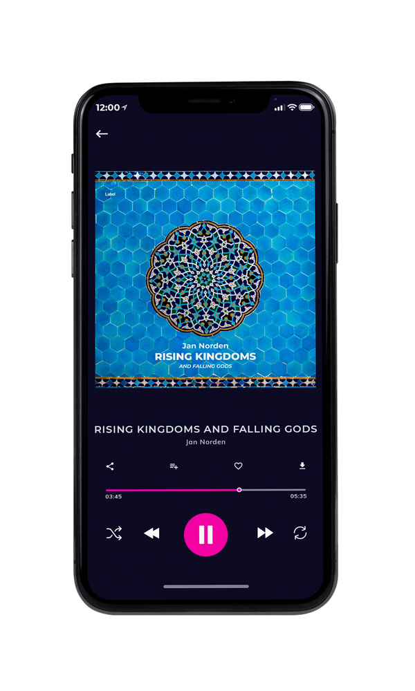 Tablet view of Premade Indie & Folk Music Album Cover - Denim #5581 | AlbumArtZone*