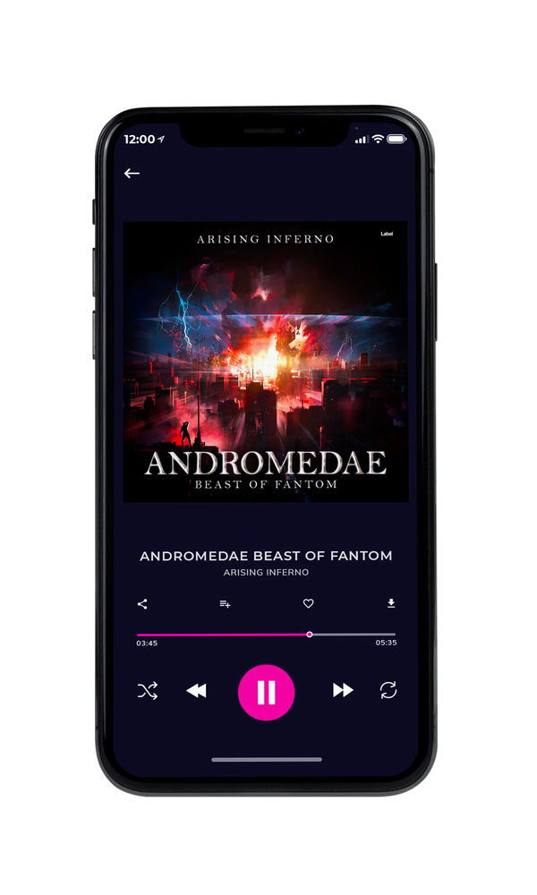 Tablet view of Premade Heavy Metal & Gothic Metal Album Cover - New York Pink #5726 | AlbumArtZone*