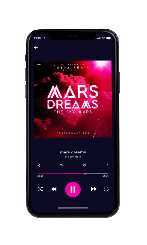 Tablet view of Premade Podcast Album Cover - Cranberry #5890 | AlbumArtZone*