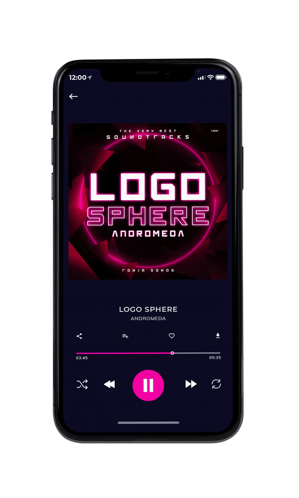 Tablet view of Premade Podcast Album Cover - Aubergine #5893 | AlbumArtZone*