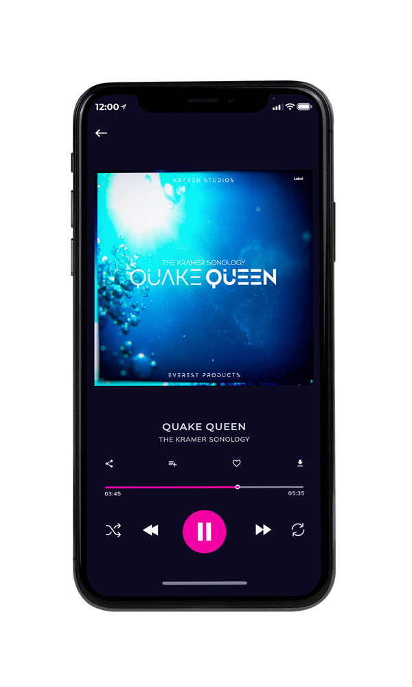 Tablet view of Premade Pop Album Cover - Venice Blue #6224 | AlbumArtZone*