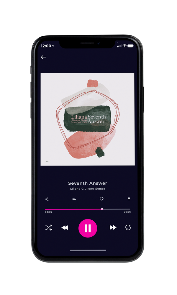 Tablet view of Premade Pop Album Cover - Soft Peach #6341 | AlbumArtZone*