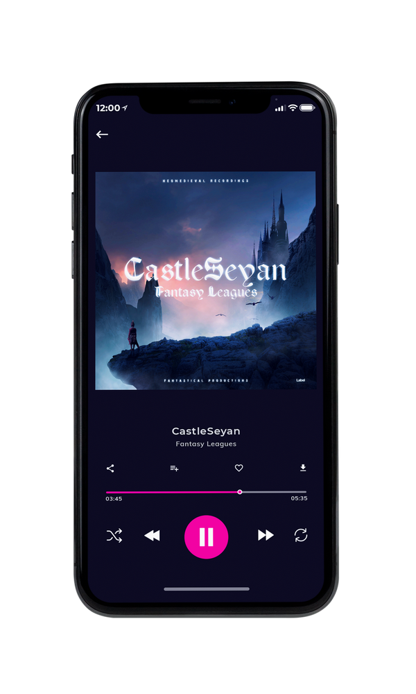 Tablet view of Premade New Age Album Cover - Rhino #6353 | AlbumArtZone*