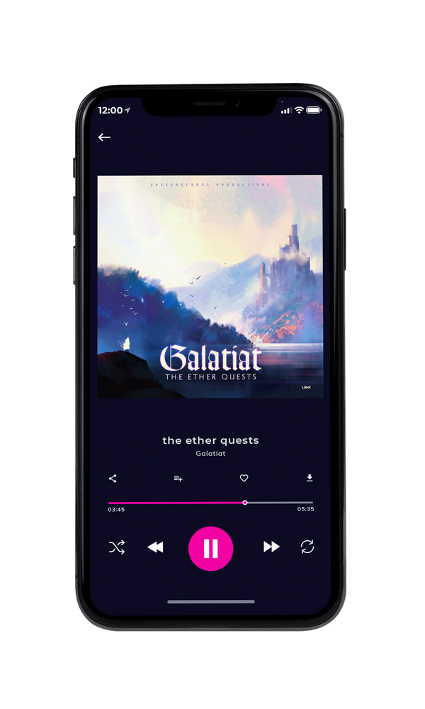 Tablet view of Premade Indie & Folk Music Album Cover - Rhino #6390 | AlbumArtZone*