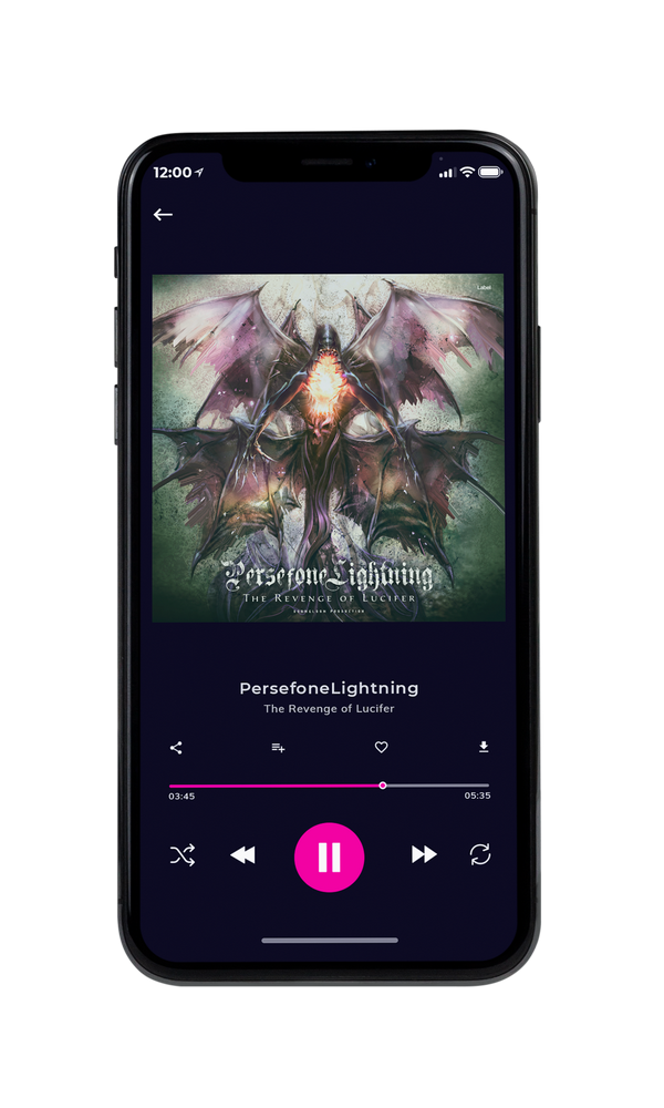 Tablet view of Premade Heavy Metal & Gothic Metal Album Cover - Fuscous Gray #6451 | AlbumArtZone*