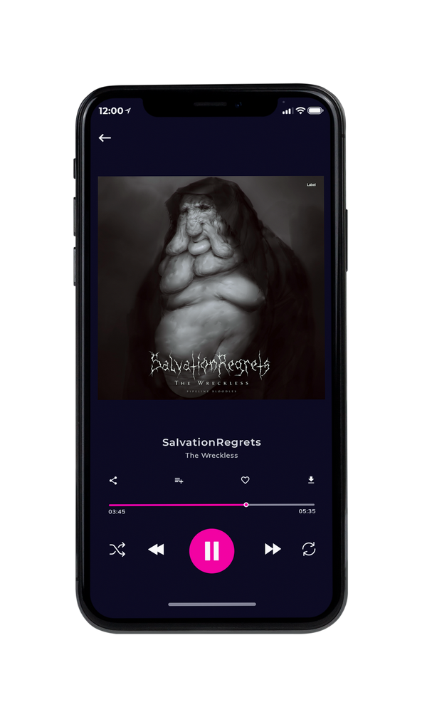 Tablet view of Premade Heavy Metal & Gothic Metal Album Cover - Cocoa Brown #6453 | AlbumArtZone*