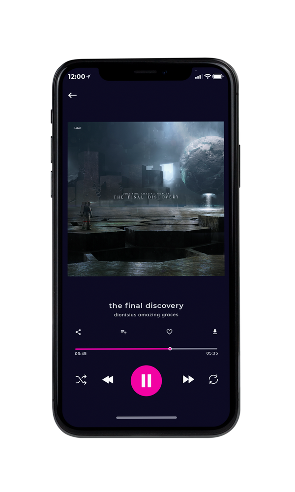 Tablet view of Premade Electronica & Ambient Album Cover - Outer Space #6485 | AlbumArtZone*