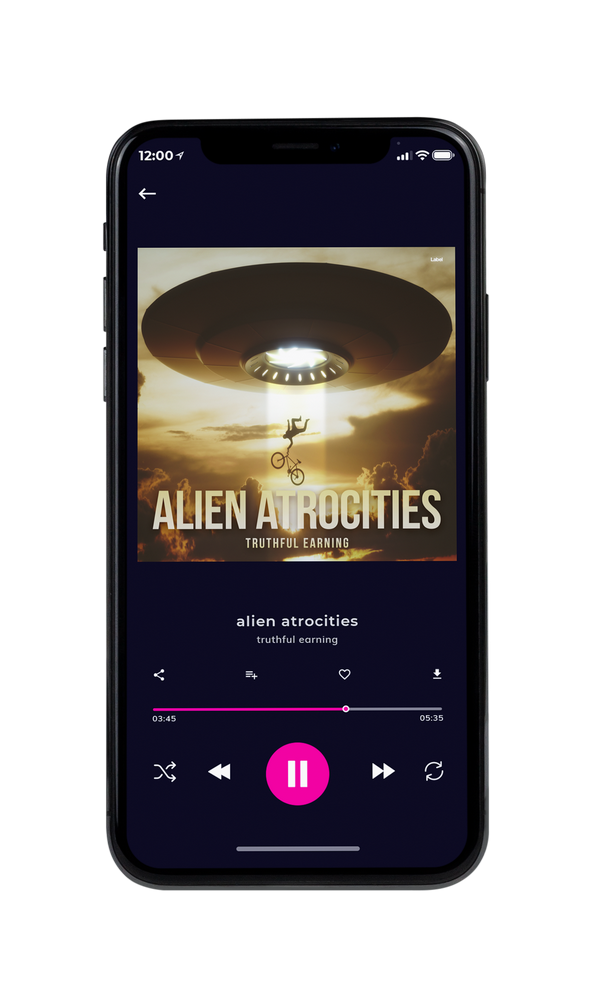Tablet view of Premade Electronica & Ambient Album Cover - Tana #6527 | AlbumArtZone*