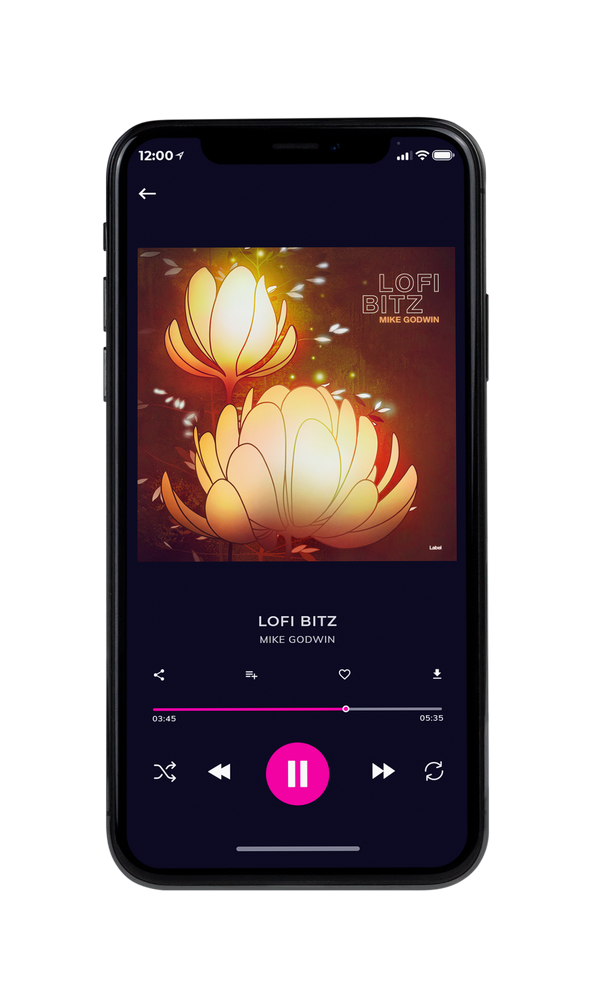 Tablet view of Premade Podcast Album Cover - Chalky #6537 | AlbumArtZone*