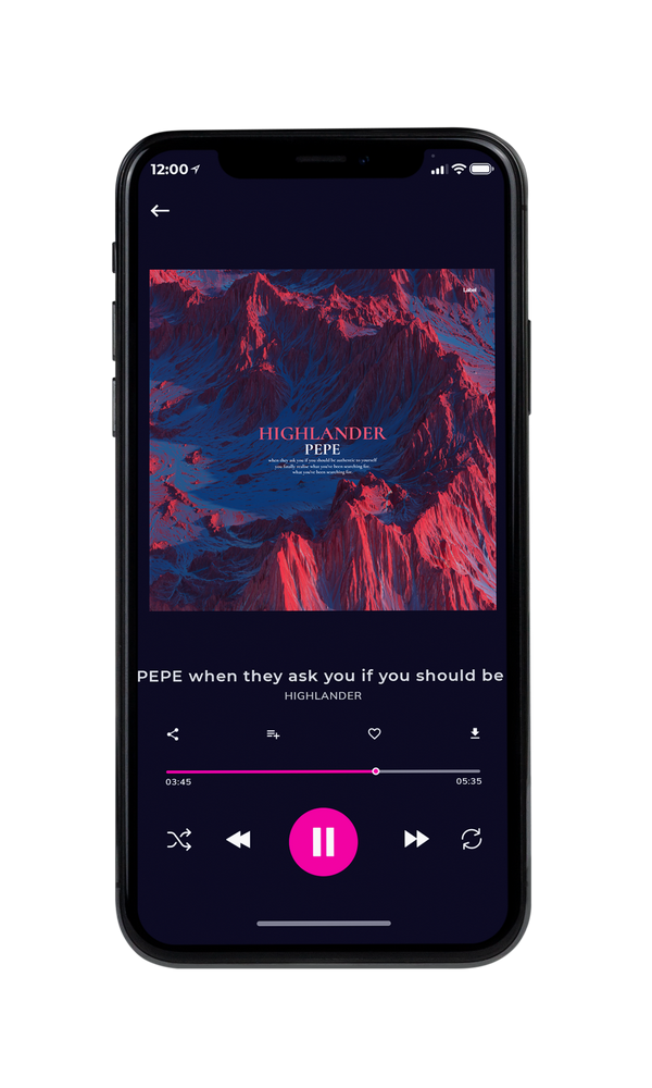 Tablet view of Premade Electronica & Ambient Album Cover - Martinique #6548 | AlbumArtZone*