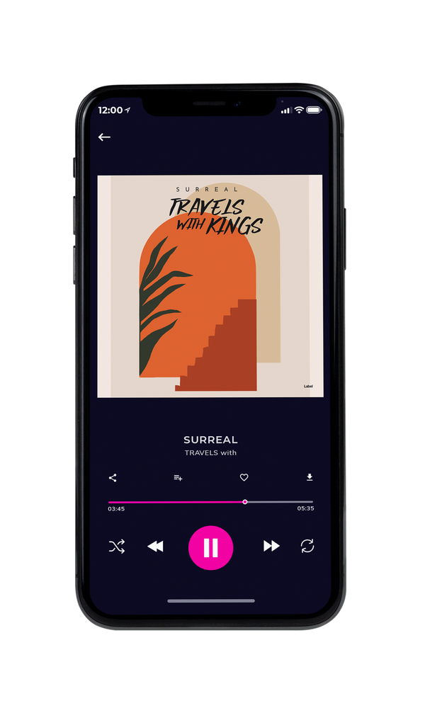 Tablet view of Premade Indie & Folk Music Album Cover - Almond #6617 | AlbumArtZone*