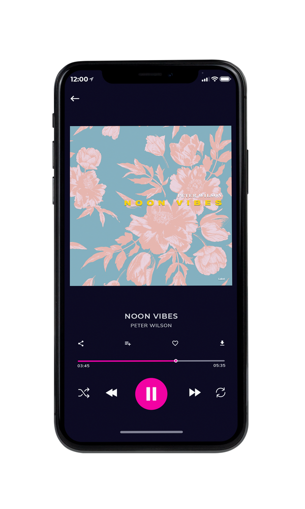 Tablet view of Premade Electronica & Ambient Album Cover - Cloud #6629 | AlbumArtZone*