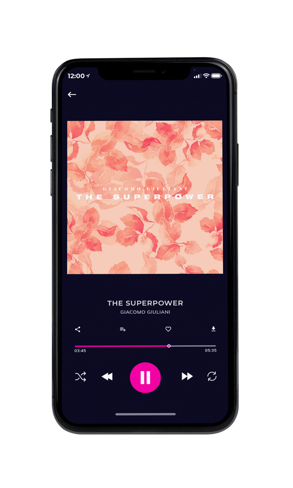 Tablet view of Premade Electronica & Ambient Album Cover - Apricot Peach #6630 | AlbumArtZone*
