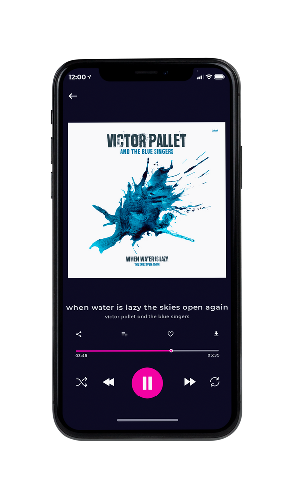 Tablet view of Premade Rock,Punk & Alternative Album Cover - Chathams Blue #6760 | AlbumArtZone*