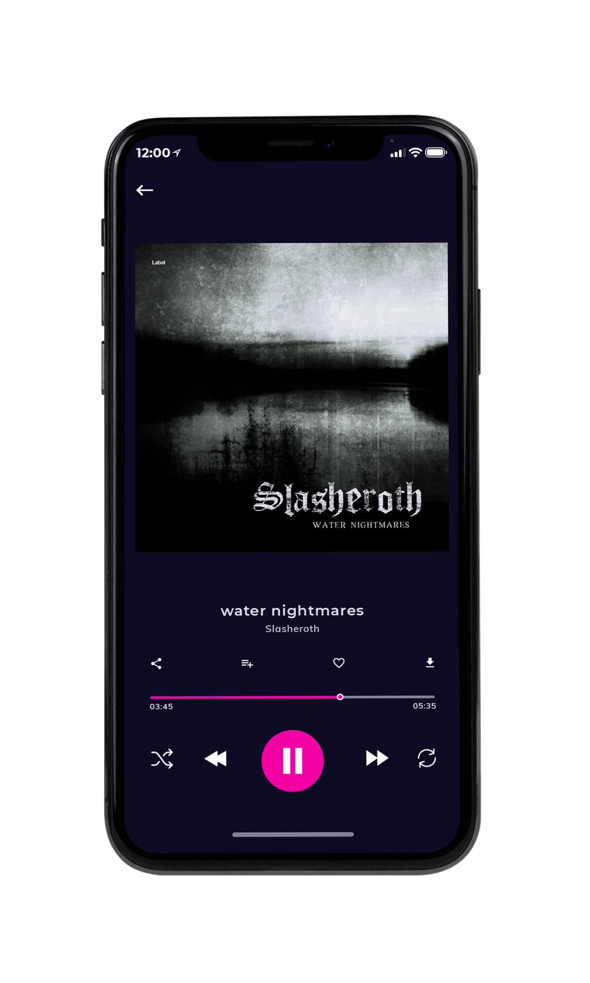 Tablet view of Premade Heavy Metal & Gothic Metal Album Cover - Celeste #6847 | AlbumArtZone*