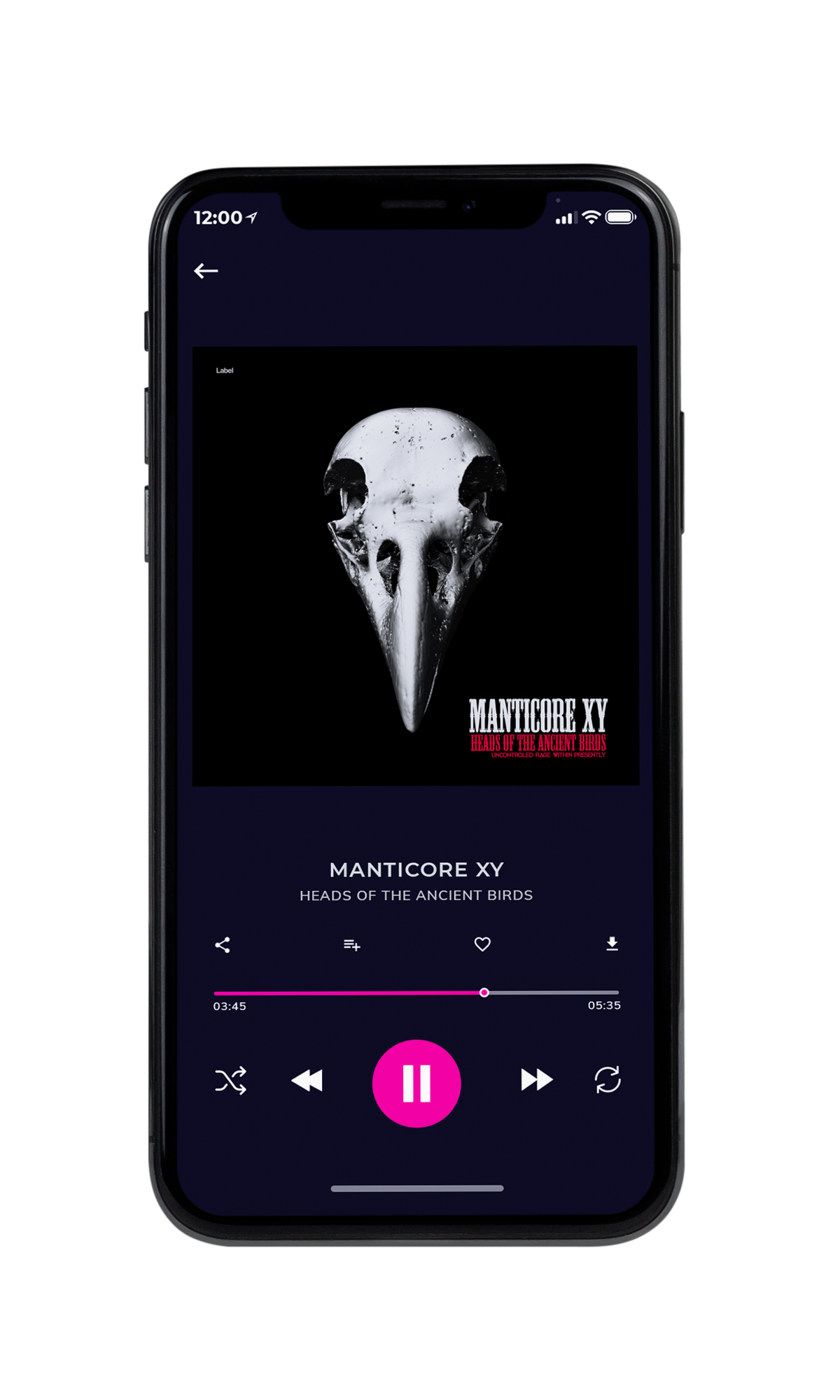 Tablet view of Premade Heavy Metal & Gothic Metal Album Cover - Pale Slate #6887 | AlbumArtZone*