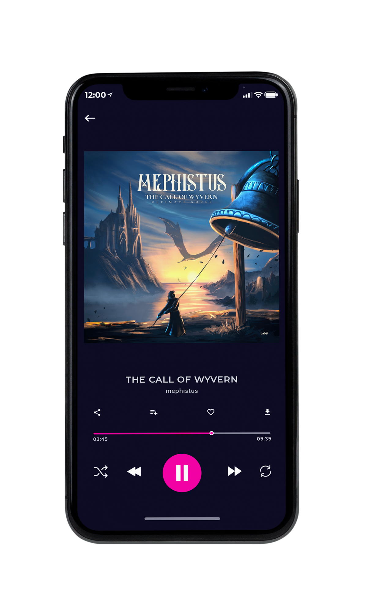 Tablet view of Premade Heavy Metal & Gothic Metal Album Cover - Fiord #6926 | AlbumArtZone*