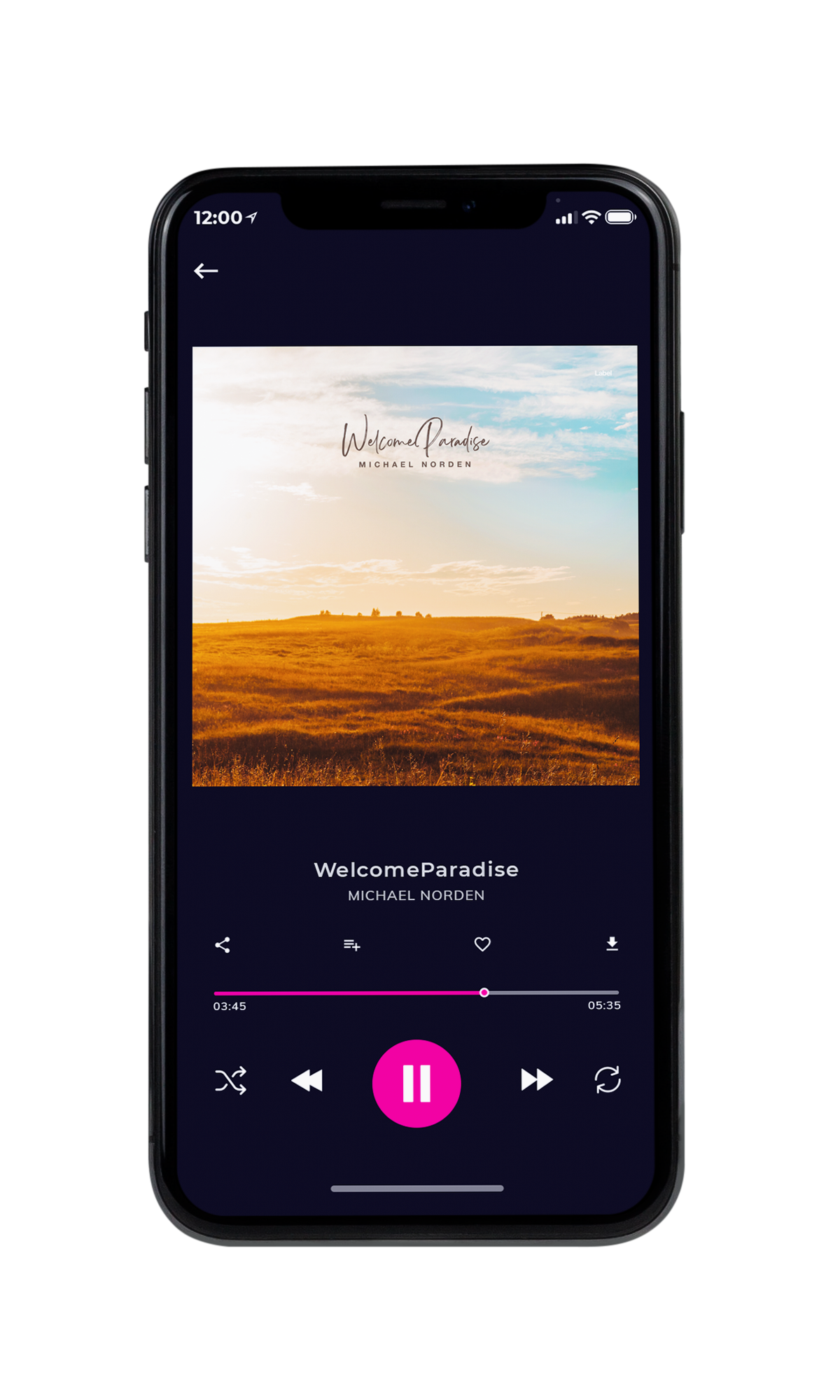 Tablet view of Premade Electronica & Ambient Album Cover - Walnut #7032 | AlbumArtZone*