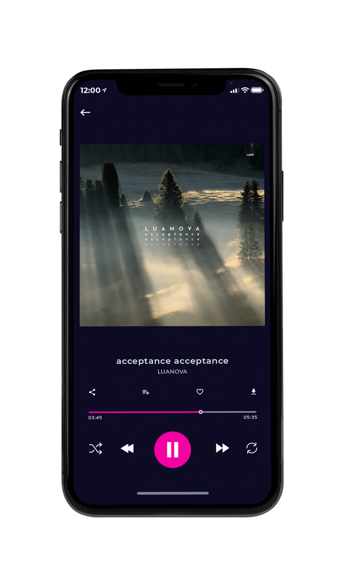 Tablet view of Premade Contemporary Music Album Cover - Lunar Green #7046 | AlbumArtZone*