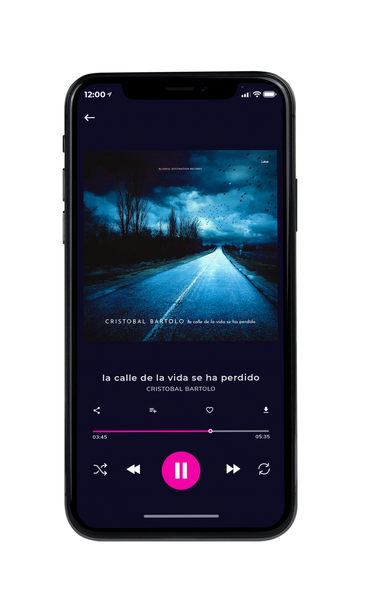 Tablet view of Premade Indie & Folk Music Album Cover - Mirage #7054 | AlbumArtZone*