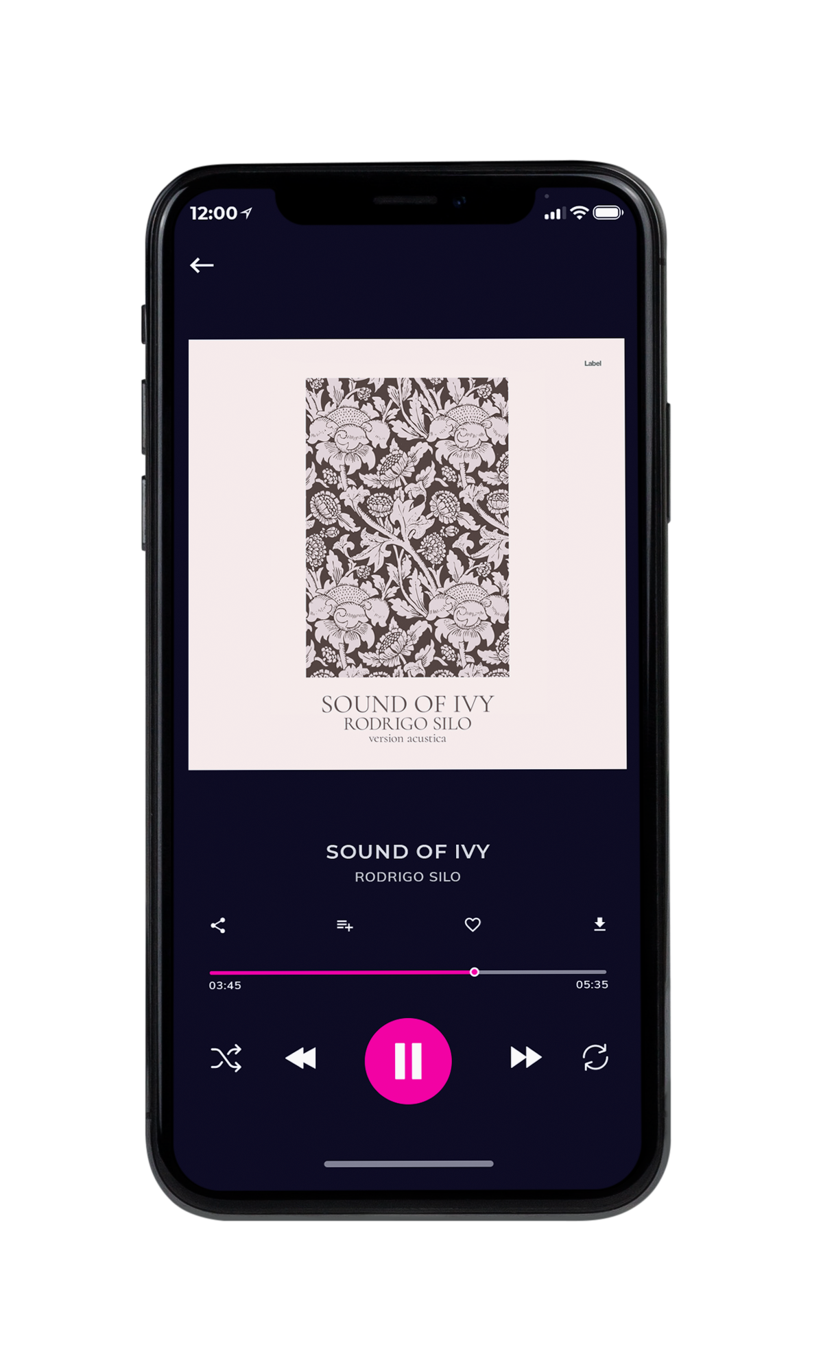 Tablet view of Premade Indie & Folk Music Album Cover - White Linen #7065 | AlbumArtZone*