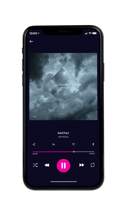 Tablet view of Premade Contemporary Music Album Cover - Pale Sky #7091 | AlbumArtZone*