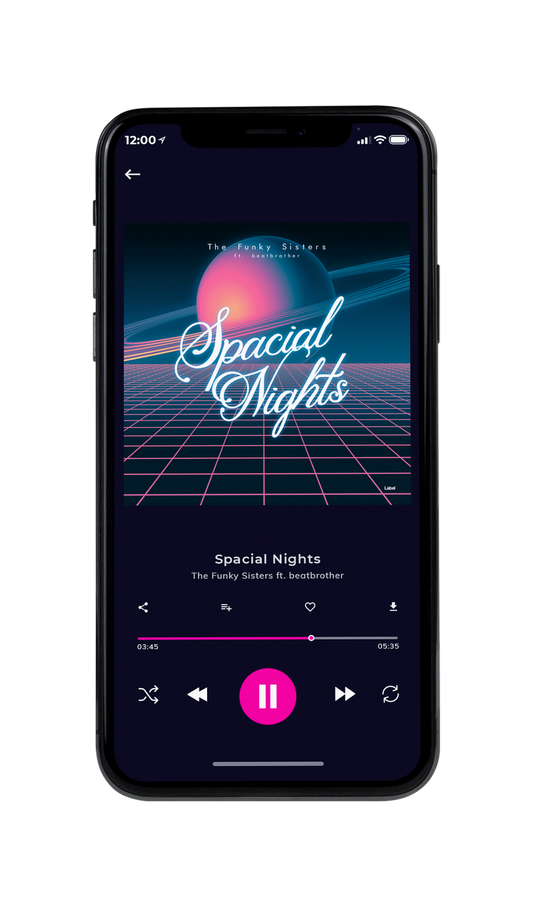 Tablet view of Premade Electronica & Ambient Album Cover - Can Can #7226 | AlbumArtZone*