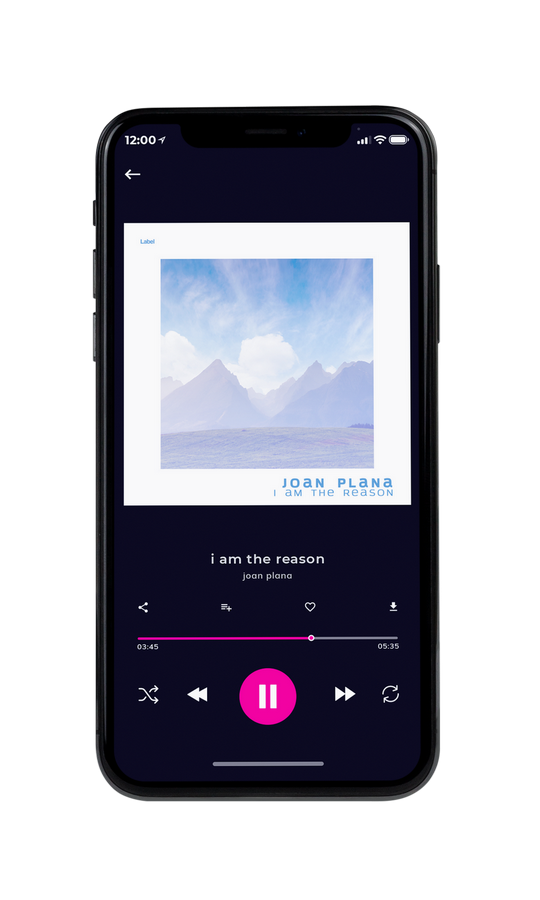 Tablet view of Premade Country & Acoustic Album Cover - Periwinkle Gray #7280 | AlbumArtZone*
