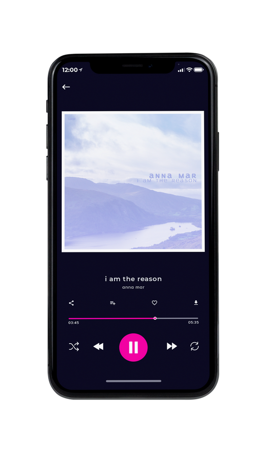 Tablet view of Premade Country & Acoustic Album Cover - White Lilac #7286 | AlbumArtZone*
